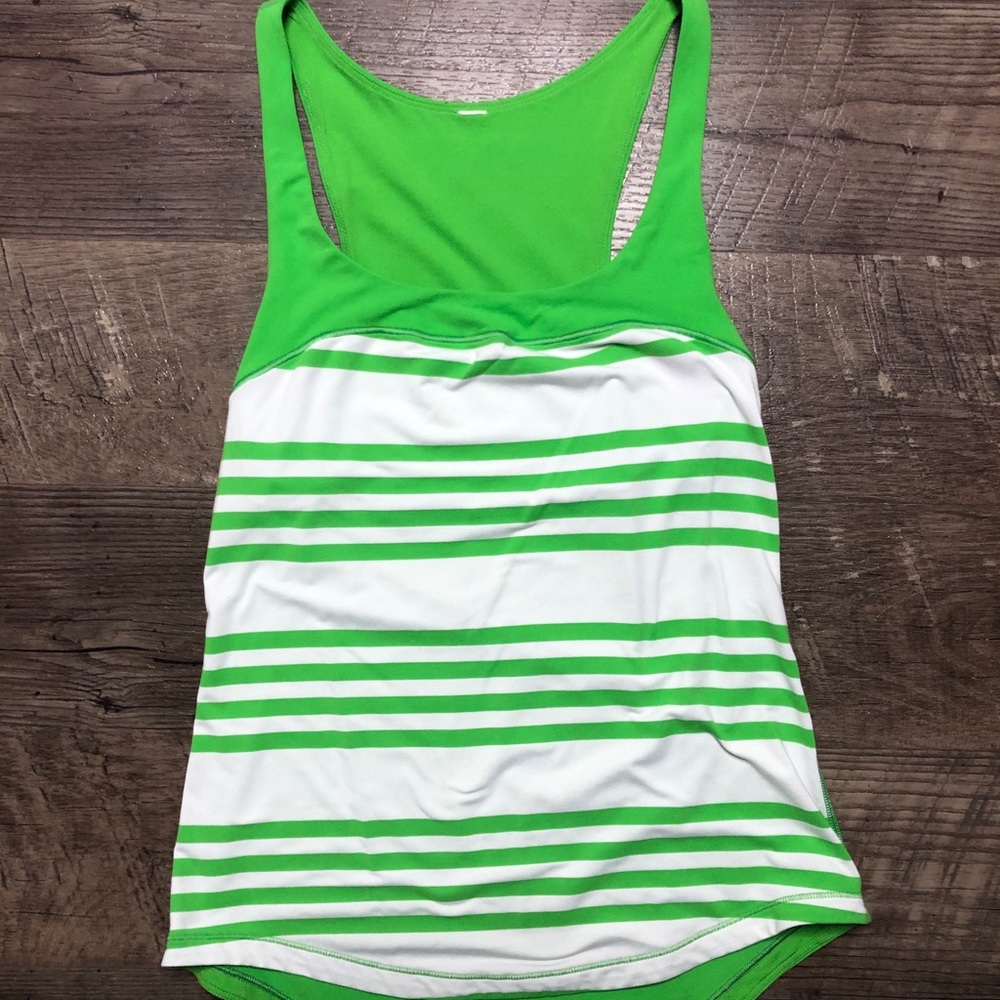 Lululemon tank top strip front